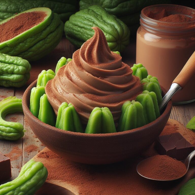 Mousse De Chayotte Et De Cacao Parfaite Pour Un Dessert C Tog Ne Sans